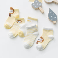 5Pairs/lot Infant Baby Socks Summer Mesh Thin Baby Socks for Girls Cotton Newborn Boy Toddler Socks Baby Clothes Accessories