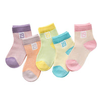 5Pairs/lot Infant Baby Socks Summer Mesh Thin Baby Socks for Girls Cotton Newborn Boy Toddler Socks Baby Clothes Accessories