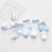 5Pairs/lot Infant Baby Socks Summer Mesh Thin Baby Socks for Girls Cotton Newborn Boy Toddler Socks Baby Clothes Accessories