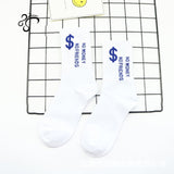 1 Pair Fashion Men Skateboard Socks Hip-hop Cotton Sox Breathable Meias Calcetines Letter Harajuku Cool Unisex Socks