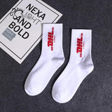 1 Pair Fashion Men Skateboard Socks Hip-hop Cotton Sox Breathable Meias Calcetines Letter Harajuku Cool Unisex Socks