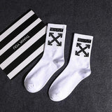 1 Pair Fashion Men Skateboard Socks Hip-hop Cotton Sox Breathable Meias Calcetines Letter Harajuku Cool Unisex Socks