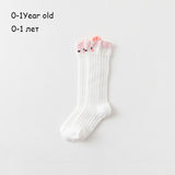 Winter Autumn baby girl socks meias infantil Knee High Bows Princess Socks Winter Baby Socks Long Tube Vertical Striped sokken