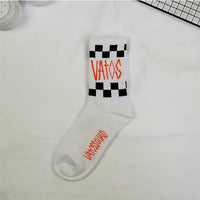 Korean style fashion Harajuku street hip hop socks unisex fun men's socks happy skateboard flame ladies socks