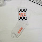 Korean style fashion Harajuku street hip hop socks unisex fun men's socks happy skateboard flame ladies socks