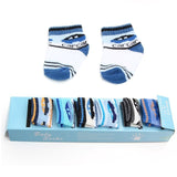 Baby Boys Girls Boxed Socks  Unisex Baby Infant Newborn SocksIn Gift Box Set Kids Baby Low Cut Cotton Socks 7 Pairs