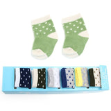 Baby Boys Girls Boxed Socks  Unisex Baby Infant Newborn SocksIn Gift Box Set Kids Baby Low Cut Cotton Socks 7 Pairs