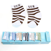 Baby Boys Girls Boxed Socks  Unisex Baby Infant Newborn SocksIn Gift Box Set Kids Baby Low Cut Cotton Socks 7 Pairs