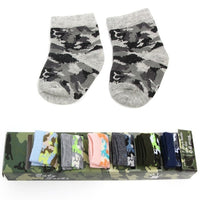 Baby Boys Girls Boxed Socks  Unisex Baby Infant Newborn SocksIn Gift Box Set Kids Baby Low Cut Cotton Socks 7 Pairs