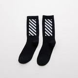 Hip hop socks men and women street long socks fashion sports soft cotton printed socks basketball socks in stockings long socks