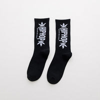 Hip hop socks men and women street long socks fashion sports soft cotton printed socks basketball socks in stockings long socks