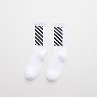 Hip hop socks men and women street long socks fashion sports soft cotton printed socks basketball socks in stockings long socks