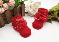 Lovely Lace Baby Socks Infants Girls Cotton Socks