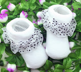 Baby Girls Tutu Socks Lace Newborn Infant Sock Cotton Short Socks  0-12 Months