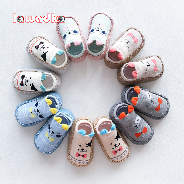 Baby Socks With Rubber Soles Infant Newborn Baby Girls Boys Autumn Winter Children Floor Socks Shoes Anti Slip Soft Sole Sock