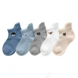 0-3Y 5 Pairs Pack Wholesale newborn infant socks summer digital color matching baby socks