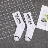 1 Pair Fashion Men Skateboard Socks Hip-hop Cotton Sox Breathable Meias Calcetines Letter Harajuku Cool Unisex Socks