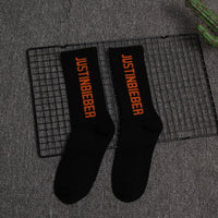 1 Pair Fashion Men Skateboard Socks Hip-hop Cotton Sox Breathable Meias Calcetines Letter Harajuku Cool Unisex Socks