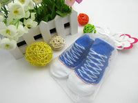 0-1 Years Newborn Three-dimensional Socks Boy Girl Striped Tube Socks Infant Deodorant Sweat-absorbent Cotton Jacquard Sock